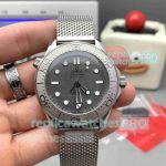 VS Swiss Copy Omega Seamaster Diver 300m No Time to Die Brushed Gray Titanium Watch 